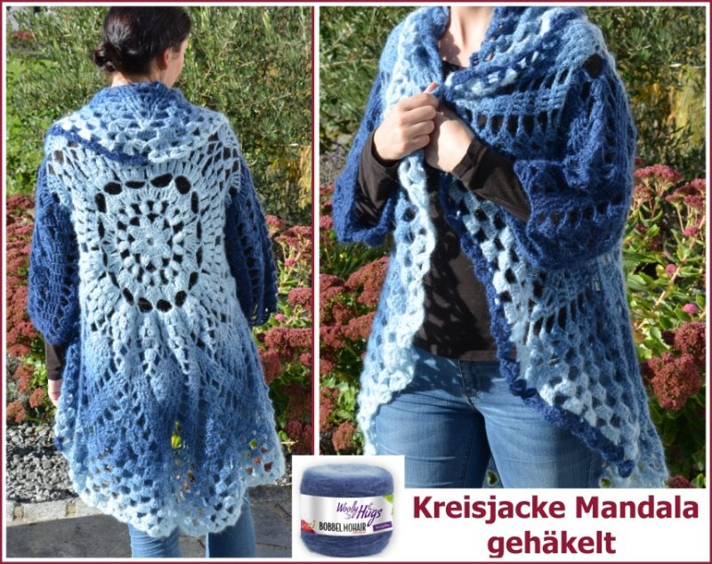 Kreisjacke Mandala Gehäkelthp