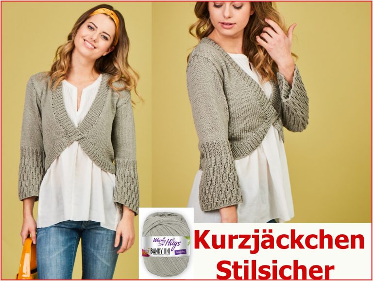 Woolly Hugs Strickanleitung Kurzjacke Stilsicher Woolly Hugs Strickanleitung Kurzjacke Stilsicher