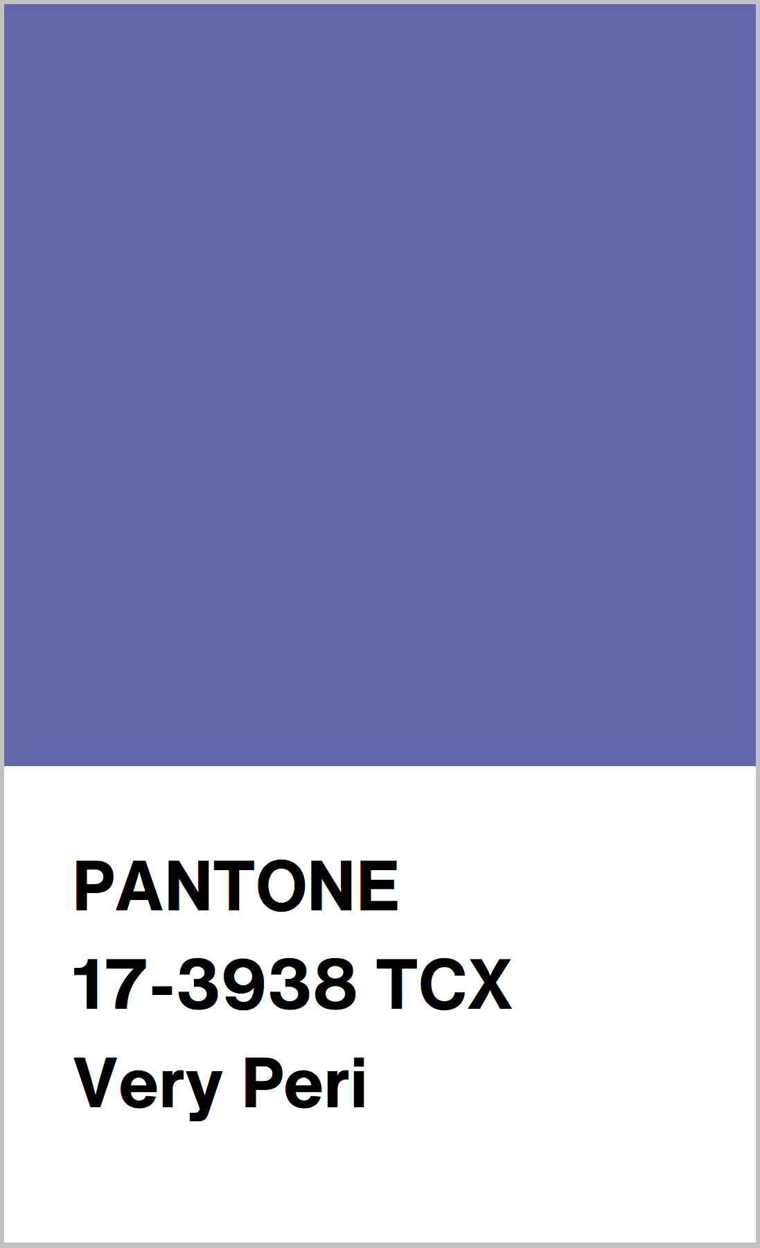 Pantone 17 3938 Very Peri