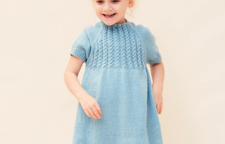7020 Raglan Kleid Stricken Fuer Kinder Anleitung Veronika Hug