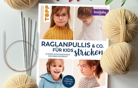 Geschenkset Baby Pulli Stricken Buch Garn Stricknadeln