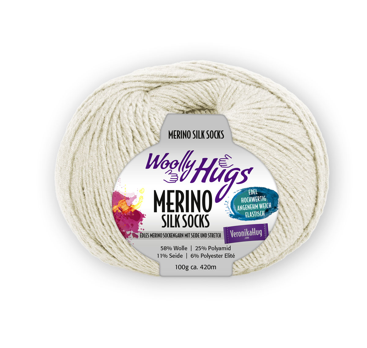 Woolly Hugs Merino Silk Socks 205