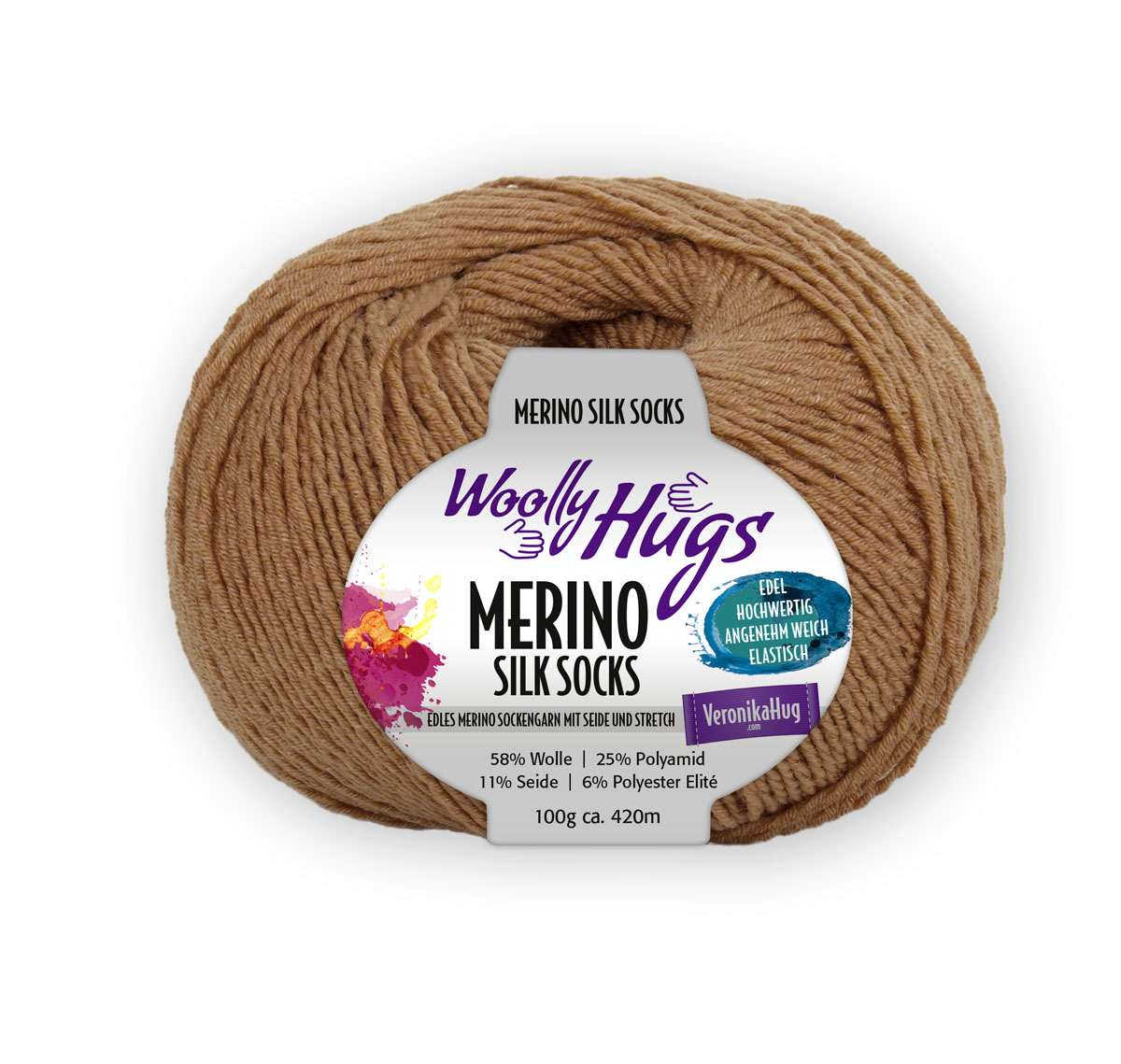 Woolly Hugs Merino Silk Socks 208
