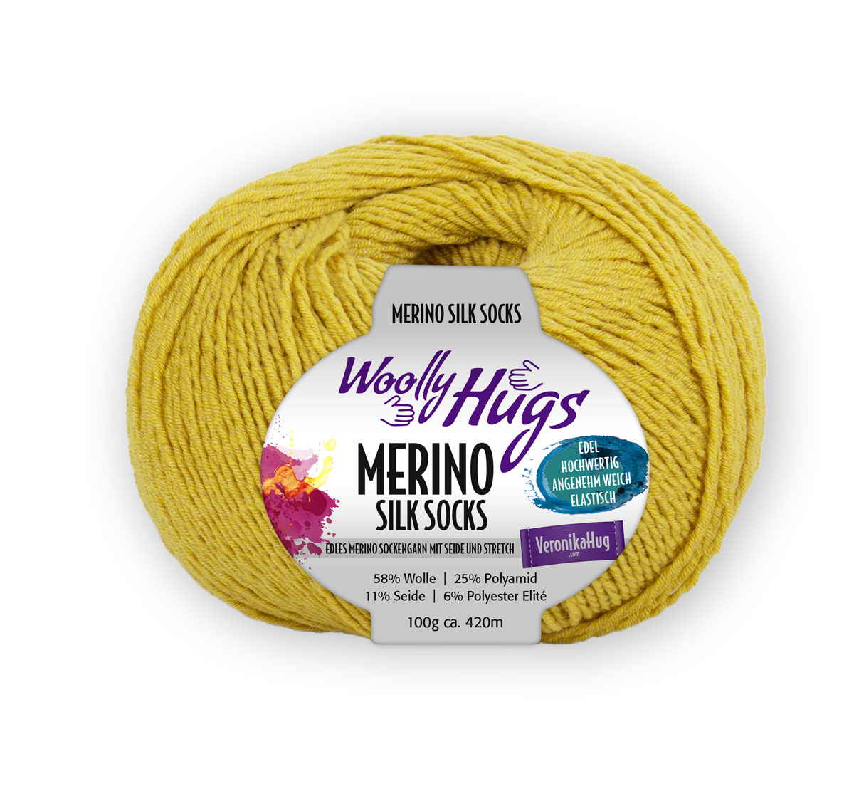 Woolly Hugs Merino Silk Socks 223