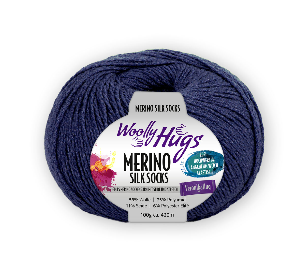 Woolly Hugs Merino Silk Socks 250