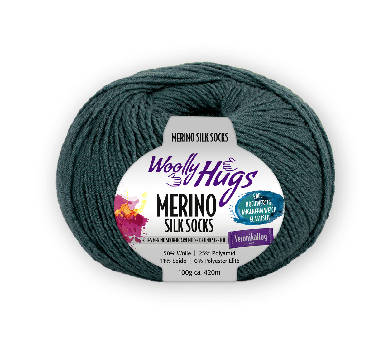 Woolly Hugs Merino Silk Socks 268