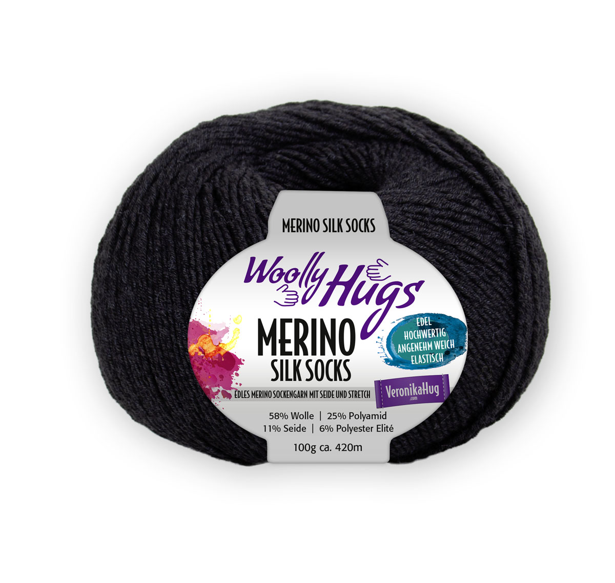 Woolly Hugs Merino Silk Socks 298