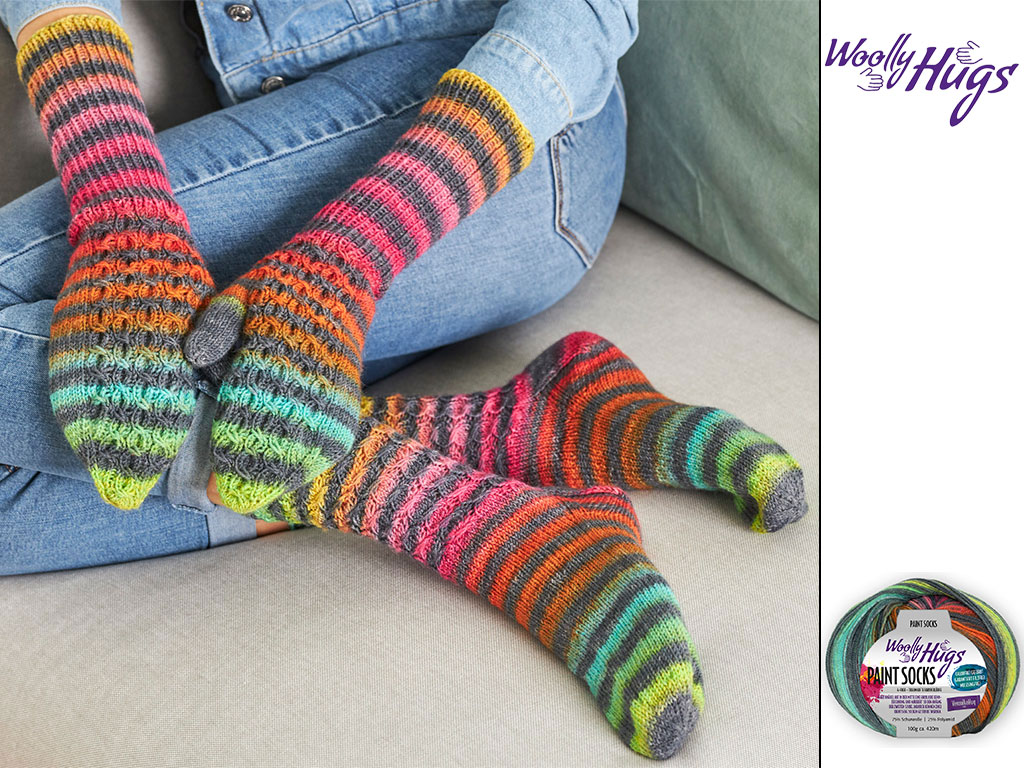 Buy WOOLLY HUGS PAINT SOCKS From OTHER Online