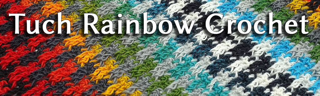 Tuch Rainbow Crochet