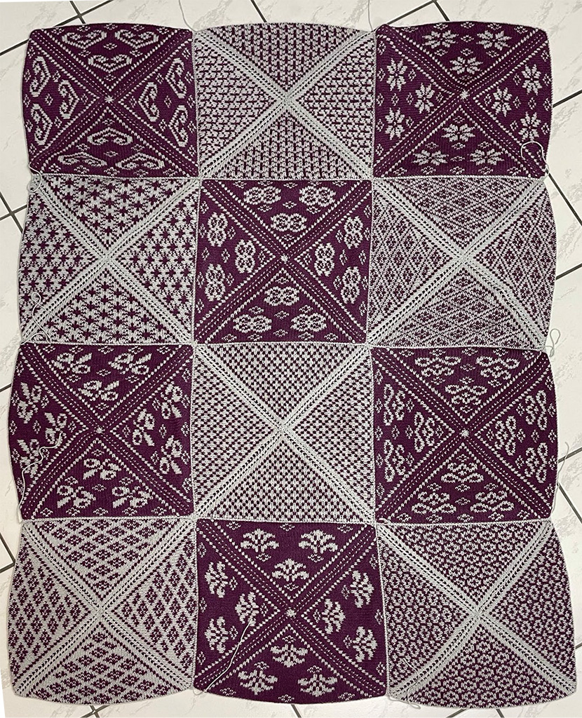 Patchwork Decke 2025