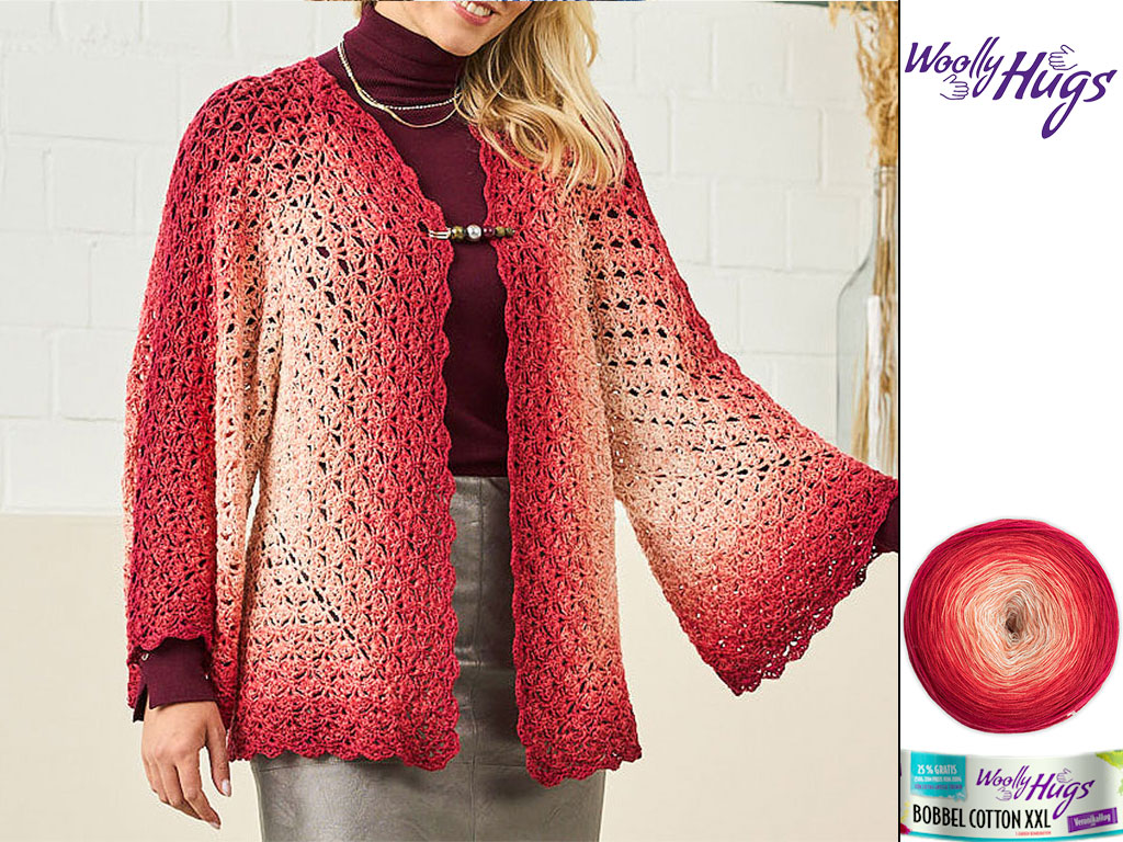 Hexagonjacke Bogenkante