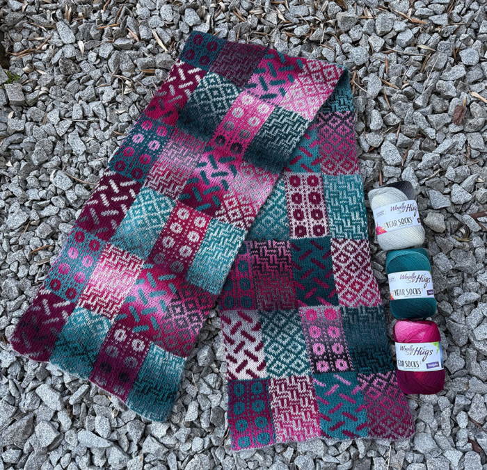 Patchworkschal Claudia