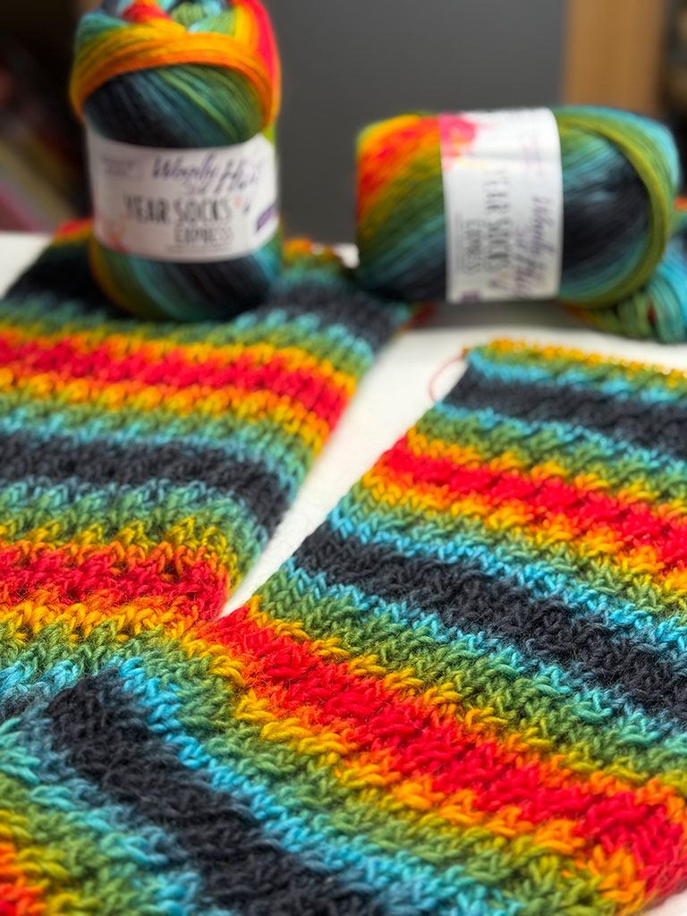 Year Socks Express Schal2
