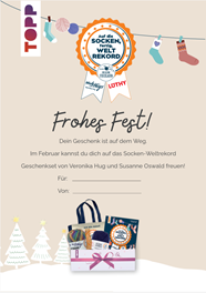 Geschenkset Sockenweltrekord2 Geschenkset Sockenweltrekord2