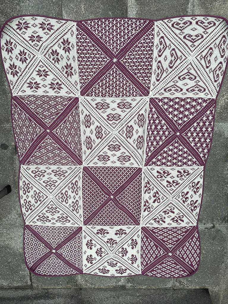 Patchwork Decke 2025a