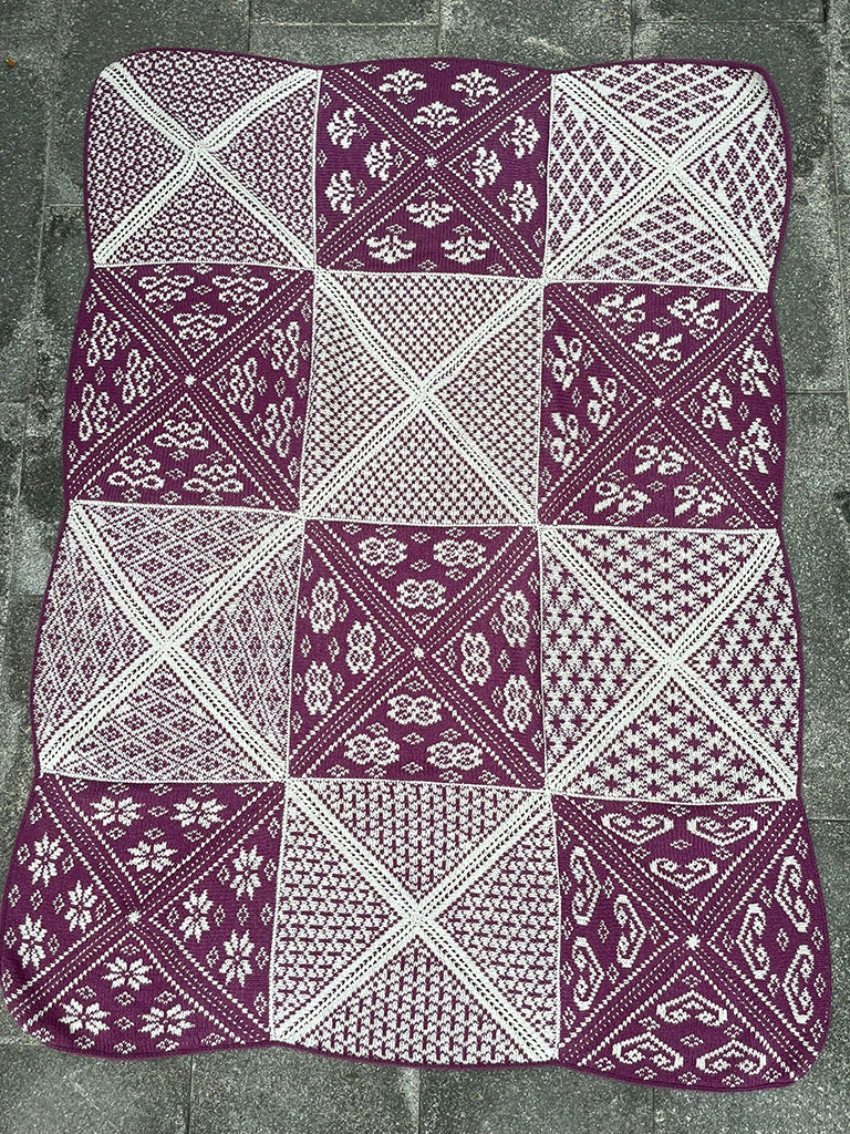 Patchwork Decke 2025b