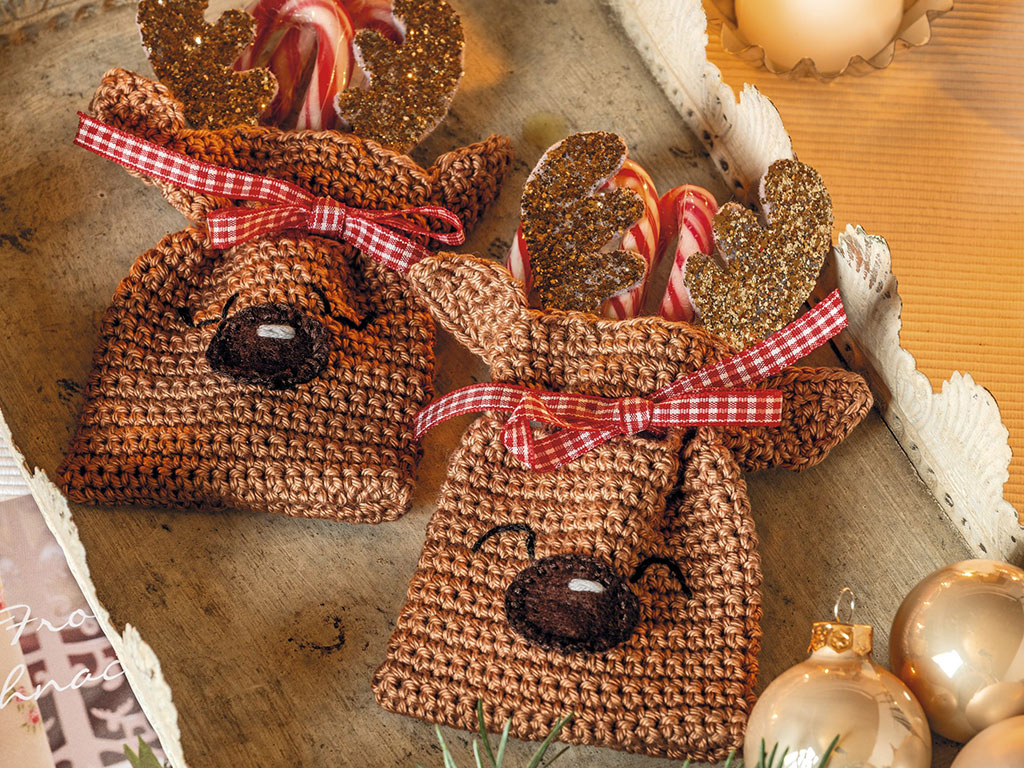 Rentier Geschenkbeutel