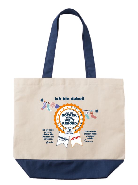 Sockenweltrekord-Tasche